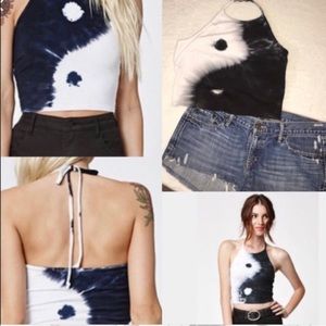 LA Hearts Yin Yang Halter Top
